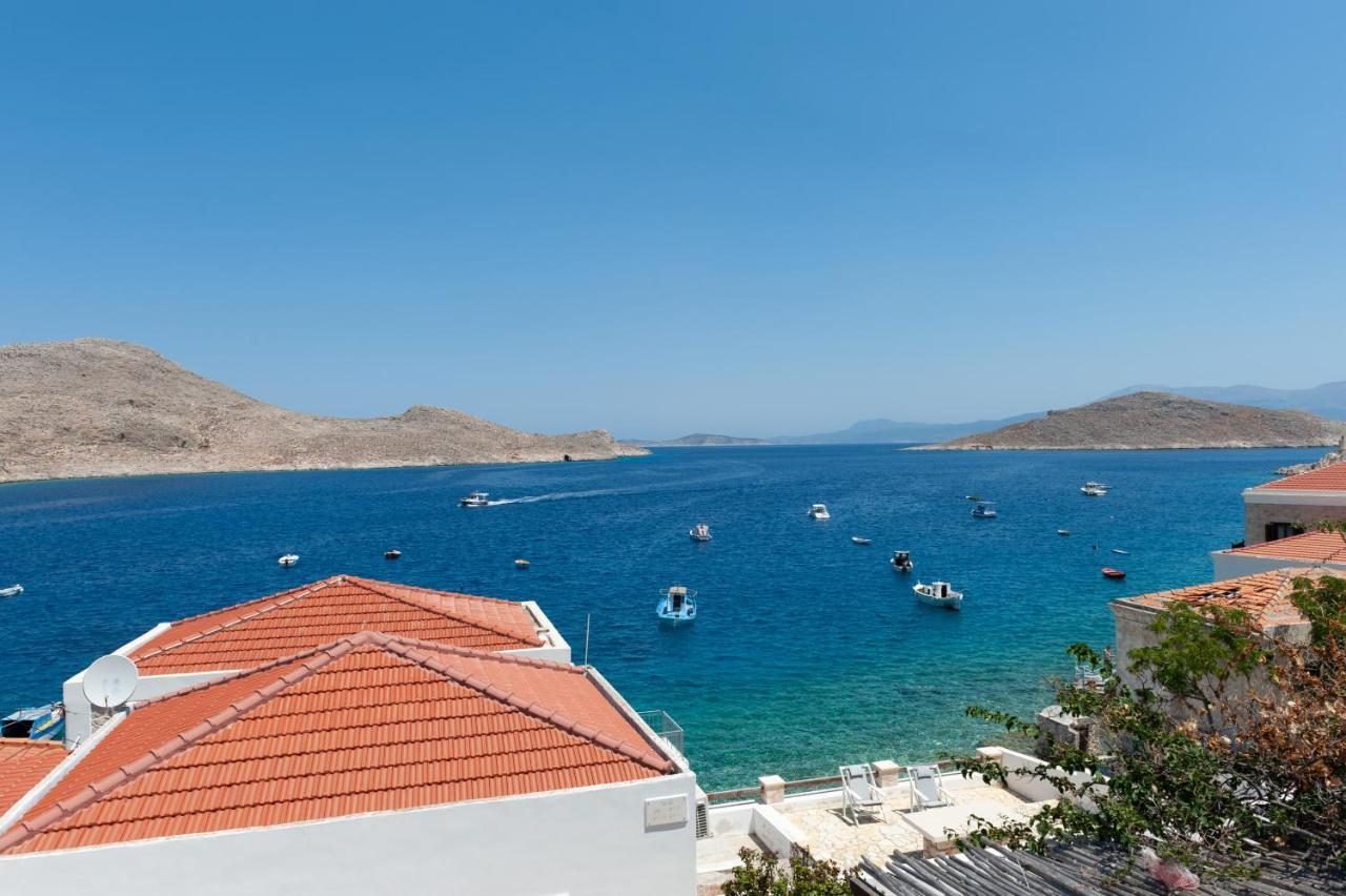 Atlantis Houses Chalki Town Eksteriør billede