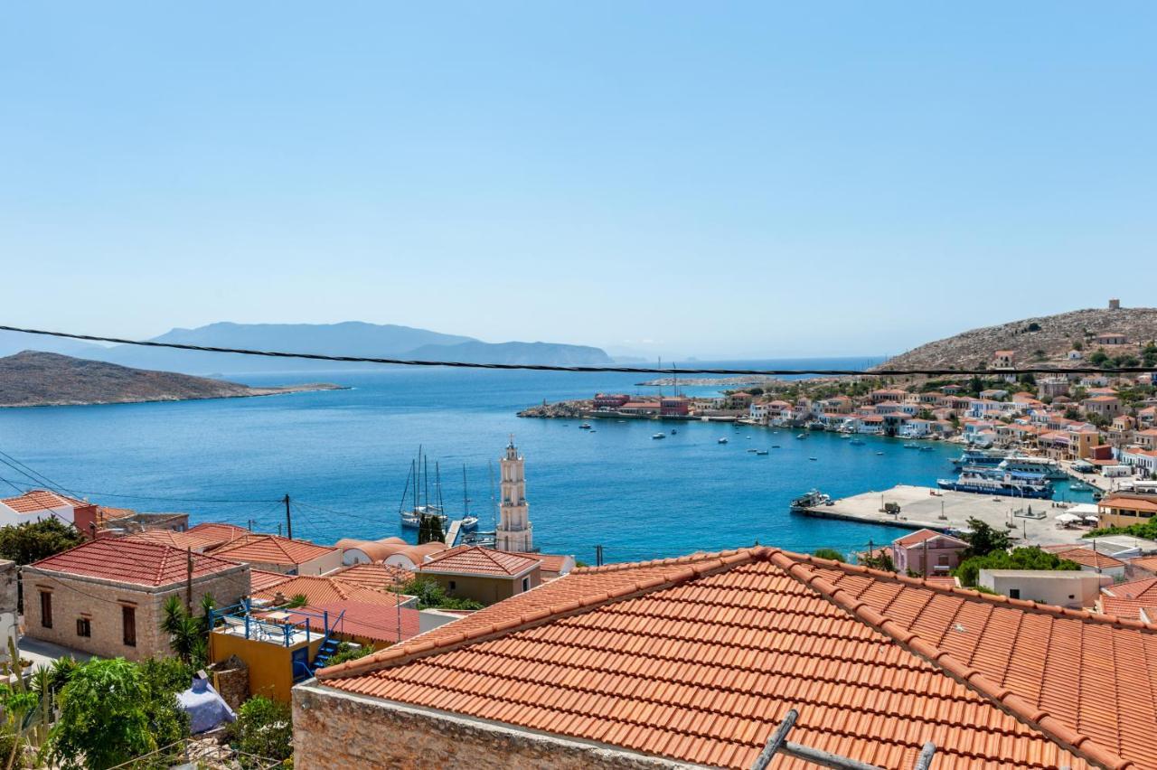 Atlantis Houses Chalki Town Eksteriør billede