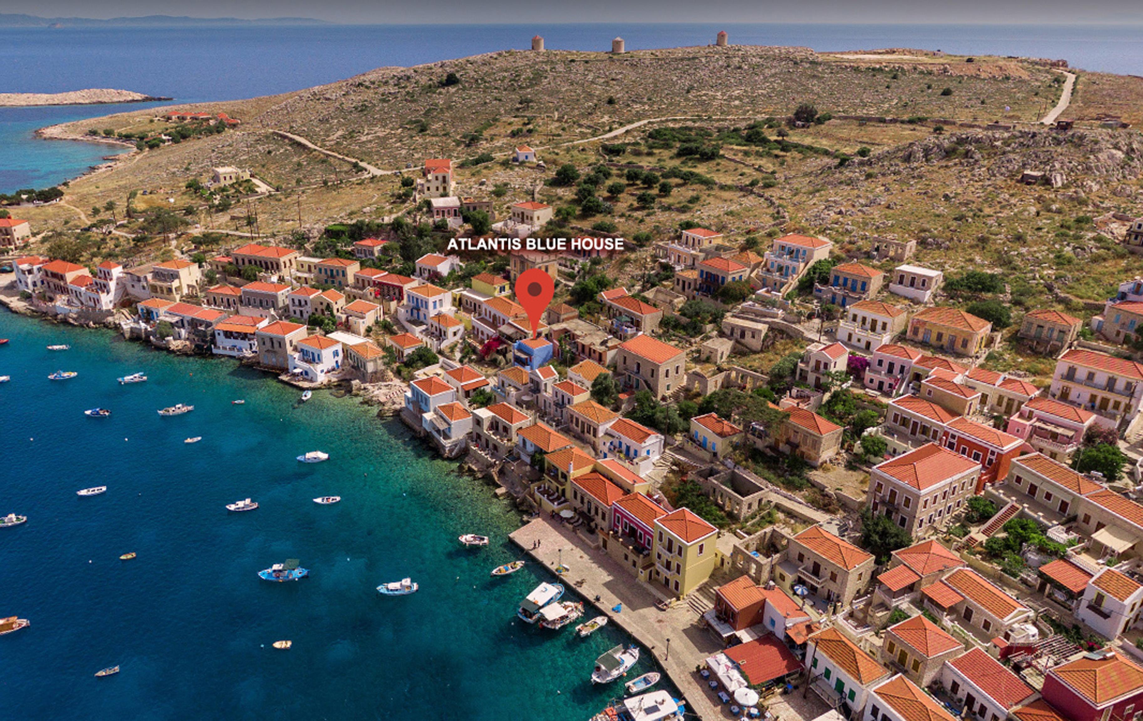 Atlantis Houses Chalki Town Eksteriør billede