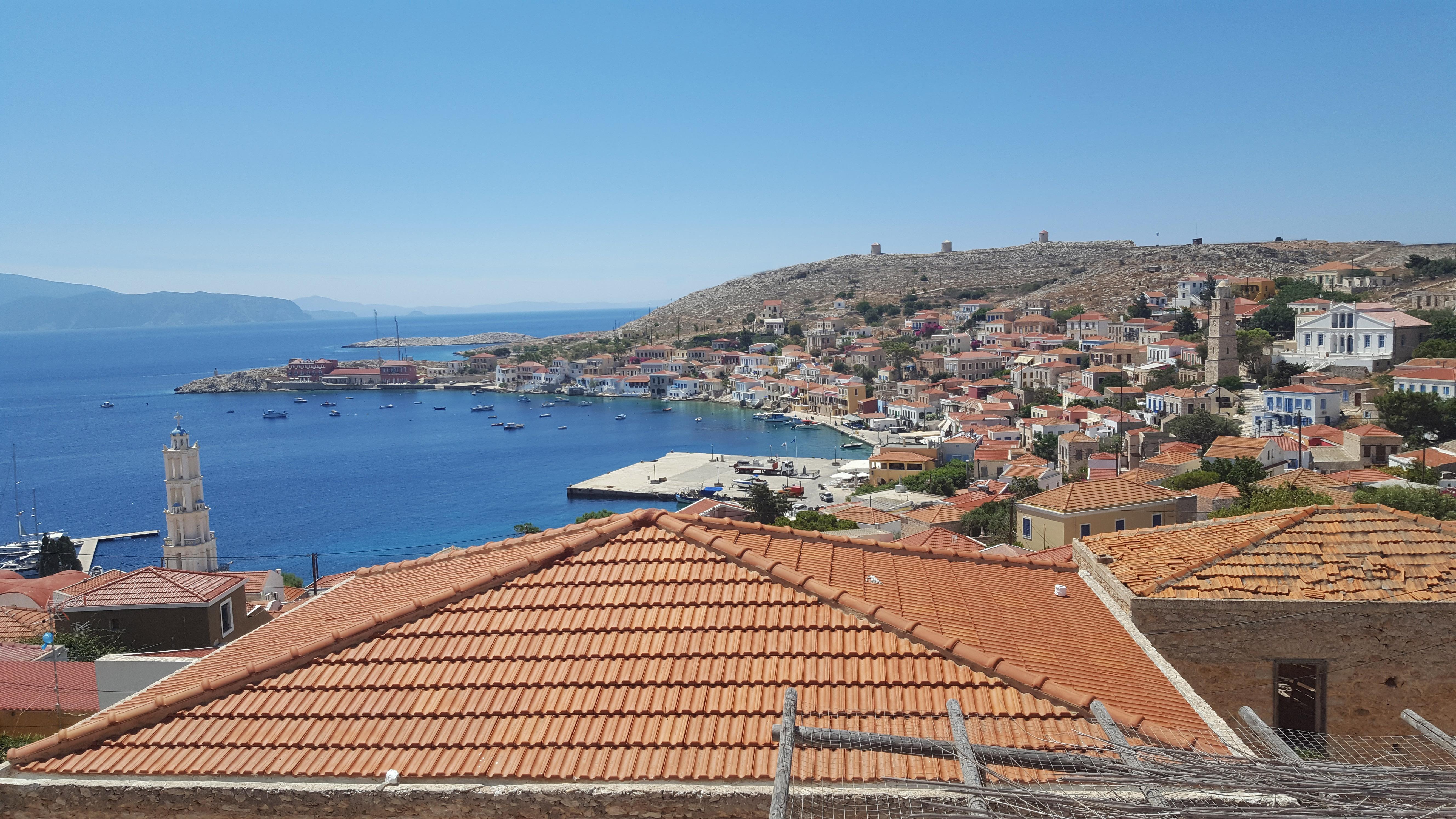 Atlantis Houses Chalki Town Eksteriør billede