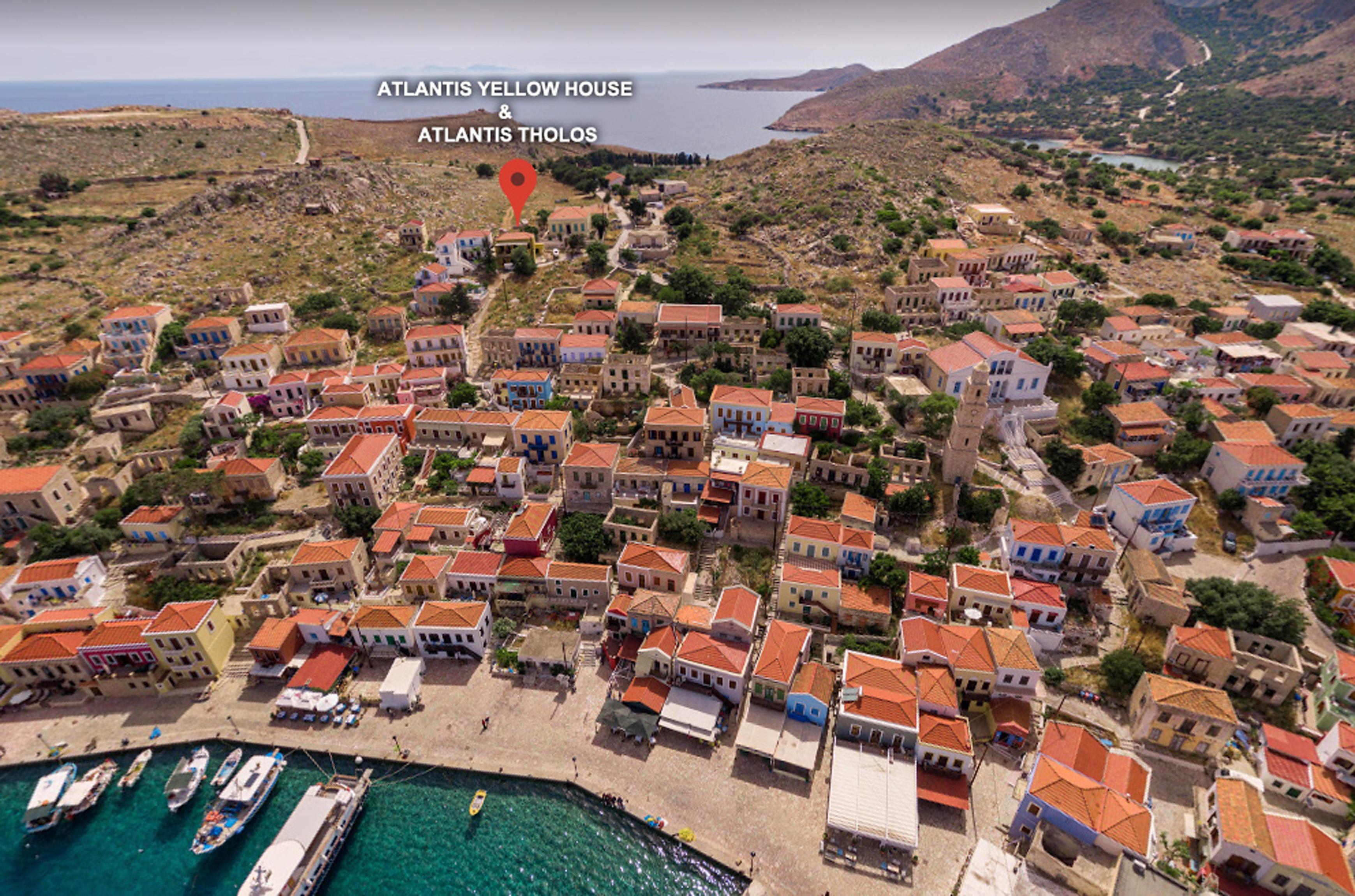 Atlantis Houses Chalki Town Eksteriør billede